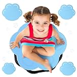 Evie Bee Spinning Chair for Kids, Autism Sensory Equipment, 360° Swivel Toys Wobble, ADHD Kids Swivel Chair for Balance & Coordination Training, Safe Durable Play Spinning Seat for Autism