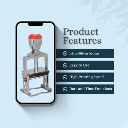 Image of SMART PACK Hand Batch Coding Machine for Batch No. MFG. MRP. EXP. Date Coding | Handheld Printing Machine on Plastic, Paper Pouches, Cartoon Boxes and Kraft Papers | Size 4 MM