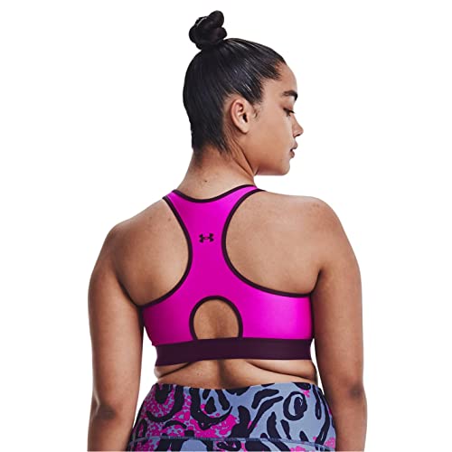 Image of Under Armour Women's Armour Mid Heathered Sports Bra