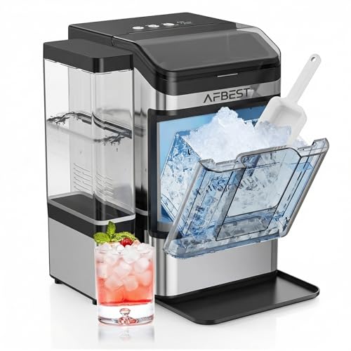 Large Capacity Countertop Ice Maker - 38 lbs/24H Output Chewable ...