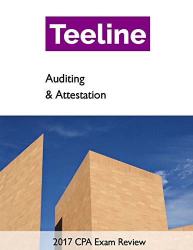 Teeline Cpa Exam Review 2017 auditing and Attestation: Includes Donation to Humanitarian Relief