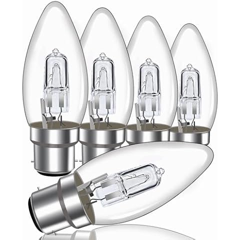 42W Dimmable B22 Halogen Candle Bulbs Cover