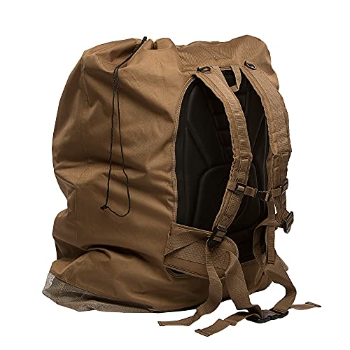 Rig'Em Right Waterfowl 600D Molded Recon Decoy Bird Hunting Bag with Waist Belt and Mesh Bottom for Easy Draining - Secures 12-18 Decoys