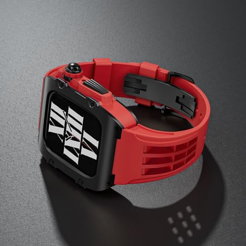 Kit modification Apple Watch titane SCHIK cadeau idéal luxe iWatch 45mm agate - 5