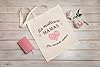 Paroles d'amour Cadeau Fete des Meres Tote Bag La Meilleure Maman Du Monde Personnalisé Anniversaire Plaisir d'offrir Sac Cabas Femme Toile 100% coton #4