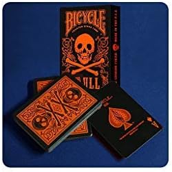 Gamblers Warehouse Bicycle Skull Metallic (Orange) USPCC Trick
