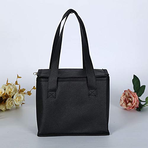 Basage 2 Pack Geïsoleerde boodschappentas: Heavy Duty Opvouwbare Winkel Rits Tote Bag voor warm en koud Herbruikbaar… - Afbeelding 6