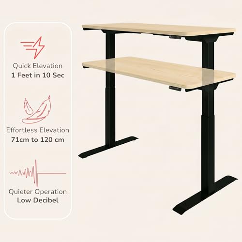 Image of Interio by Godrej Stance Dual Motor Height Adjustable Work Desk