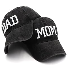 Black Mom Hat and Black Dad Hat