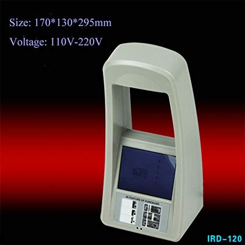 Miniatura 5 de CGOLDENWALL IRB-120 Detector de dinero falsificado infrarrojo Discriminador de facturas Máquina de detección de moneda falsa Verificador de moneda
