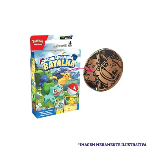 Deck Pokémon TCG Minha Primeira Batalha Pikachu E Bulbassaur, Cor: Estampado - Copag