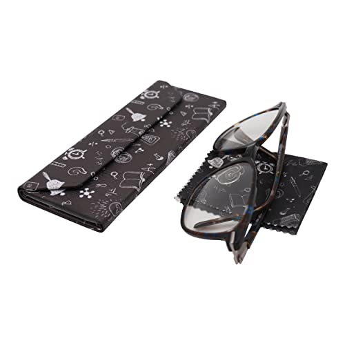 Image of Real Sic Glasses Case for Men and Women - Magnetic Folding Hard Shell Sunglass Holder - Inspired by Activities /Hobbies
