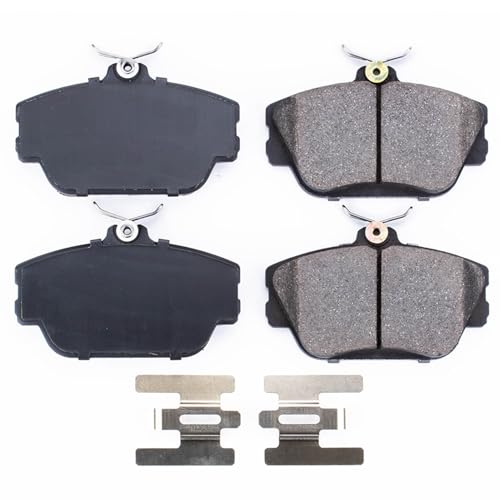 Image of PowerStop Front Brake Pads for Ford Taurus 1995-99 |Taurus 2001-07 |Thunderbird 1996-97 |Lincoln Continental 1995-02 |Mark VIII 1993-98 - Z17 Ceramic Brake Pads with Installation Hardware, 17-598