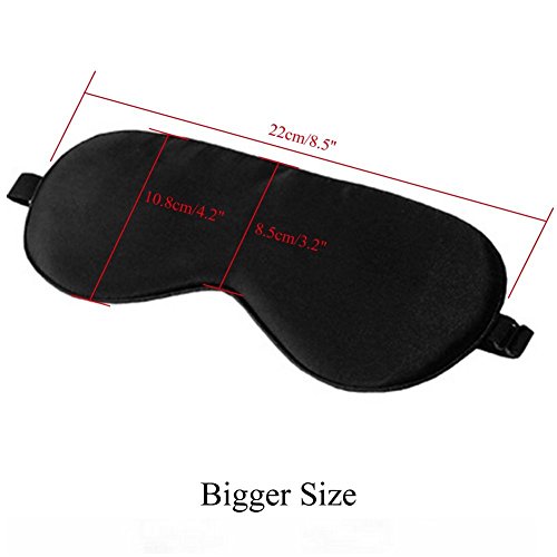 Q.KIM 100% Seta Mascherina per dormire Mascherina