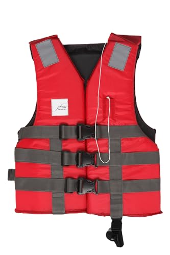 Image of Jilani Adult Safety Life Jacket Weight Capacity Up to 70Kg (Red)