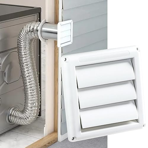 Rejilla de ventilación para aire Ventilación Plástica para pared con 3 aletas para conducto de calefacción y enfriamiento miniatura 4