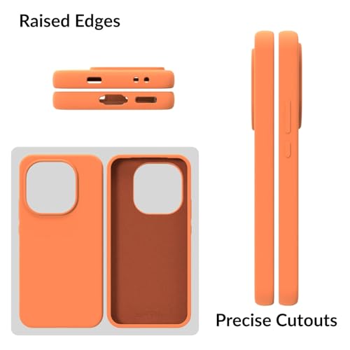 Image of SPRIG Compatible with IQOO 15 5G SilkTone Silicone Back Cover Drop Tested Shock Proof Mobile Case for Men, Women, Boys and Girls with Camera Protection (Light Orange)