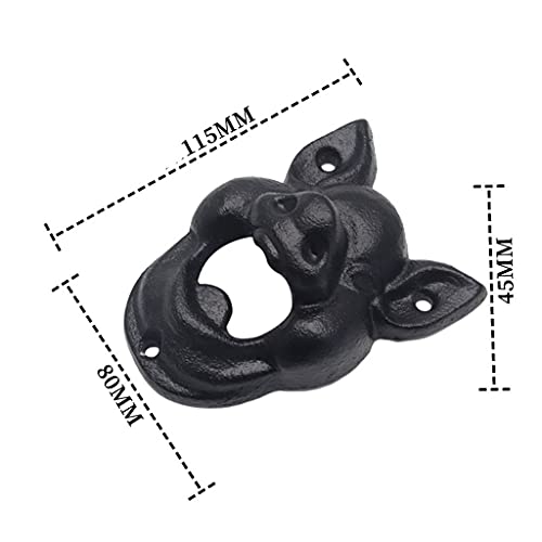 Tongina Abridor de garrafas de parede de porco de animal retrô Pub para amantes masculinos