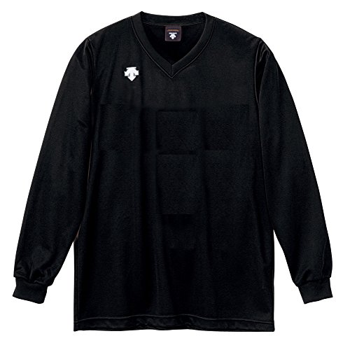DESCENTE(デサント) 男女兼用 ジュニア対応 バレーボール V首長袖ゲームシャツ DSS-4311 ブラック M
