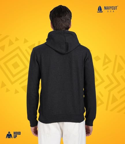 Image of Cotton Hoodies for Men | Pullover | Winter Wear | Hoodie | Hooded Sweatshirt | Kangaroo Pockets Hoodie|Regular Fit |Size S- 2XL