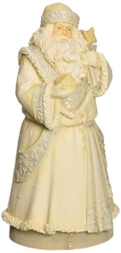Enesco Foundations Deluxe Santa with Presents Figurine, 9.06-Inch