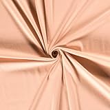 Largeur (laize) : 150 cm Craftine Tissu Jersey Coton ajouré Baby Rose bébé - par 50 cm