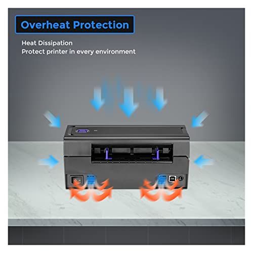 Image of Thermal Sticker Label Printer USB 4 Inch Airwaybill Barcode Printer Shipping Label Windows Mac