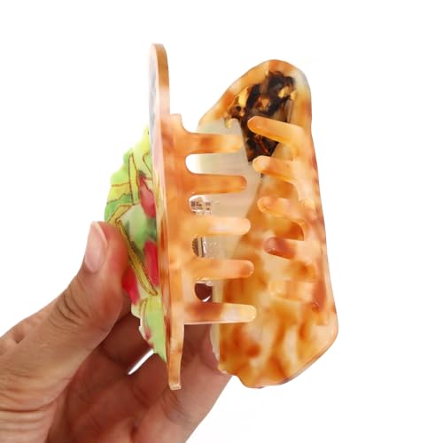 Personalized Acetate Taco Novelty Hair Claw Clip 1 Piece