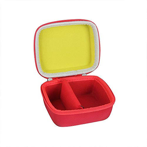 Hermitshell Hartschalen-Reisetasche für Skip BO + UNO Kartenspiel/Skip BO + Phase 10 Kartenspiel, passend für bis zu 300 Karten, Karten Nicht im Lieferumfang enthalten (rot und gelb)