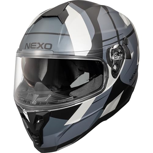 Nexo Integralhelm Comfort II - Thermoplast - Kratzfestes Visier - ECE 22/06