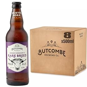 Butcombe Brewery, Rare Breed Pale Ale Bottles, Vegan Friendly, Artisanal Beer with a Smooth, Citrus Twist, 8 x 500ml Butcombe Brewery, Rare Breed Pale Ale Bottles, Vegan Friendly, Artisanal Beer with a Smooth, Citrus Twist, 8 x 500ml – BUTCOMBE