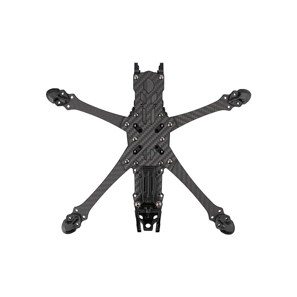 Convient for Le kit de Cadre en Carbone FPV SEEKER5 5 Pouces DC/XL O3/O4 Version Freestyle Longue Distance, Drone de Course quadricoptère RC(Seeker 5XL Frame(O4))