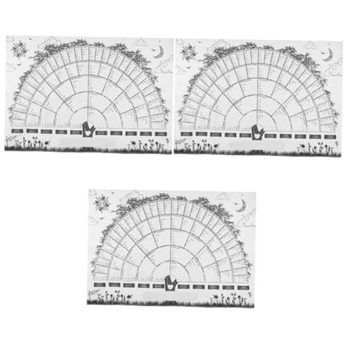 SEWACC 3stücke Familienstammbaum Plakat Kreatives Ahnendiagramm Für Persönliche Familiengeschichte Dekoratives Diagramm Zur Anzeige Forschungsassistent Für