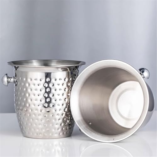 Cubo de champán de acero inoxidable térmico que mantiene el vino frío más tiempo 4