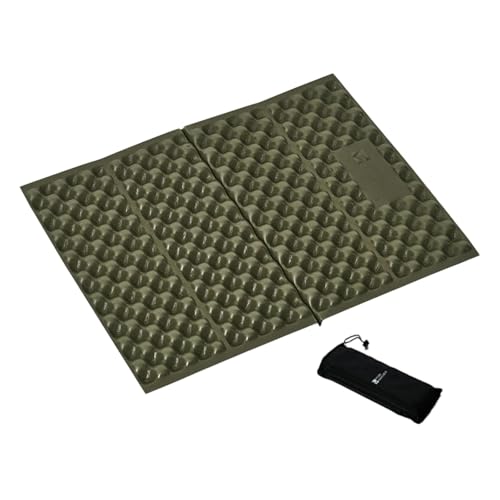 T Tooyful エッグネストマット キャンプパッド 超軽量 実用的 ソフト アルミホイル 断熱マット ピクニックマット 公園 遊び場 屋外 屋内用, 緑