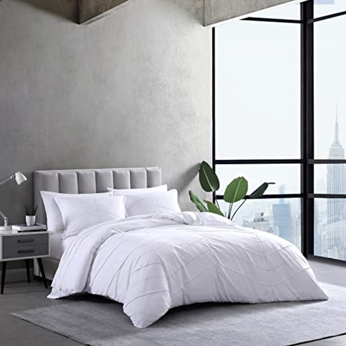 City Scene Courtney Comforter Set, King, White #TOP4