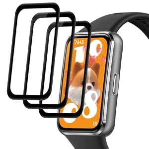 Elecshion 3 Stück Schutzfolie für Huawei Band 11 glas, handyglas, 9H Härte, Anti-Kratzen display folie Film