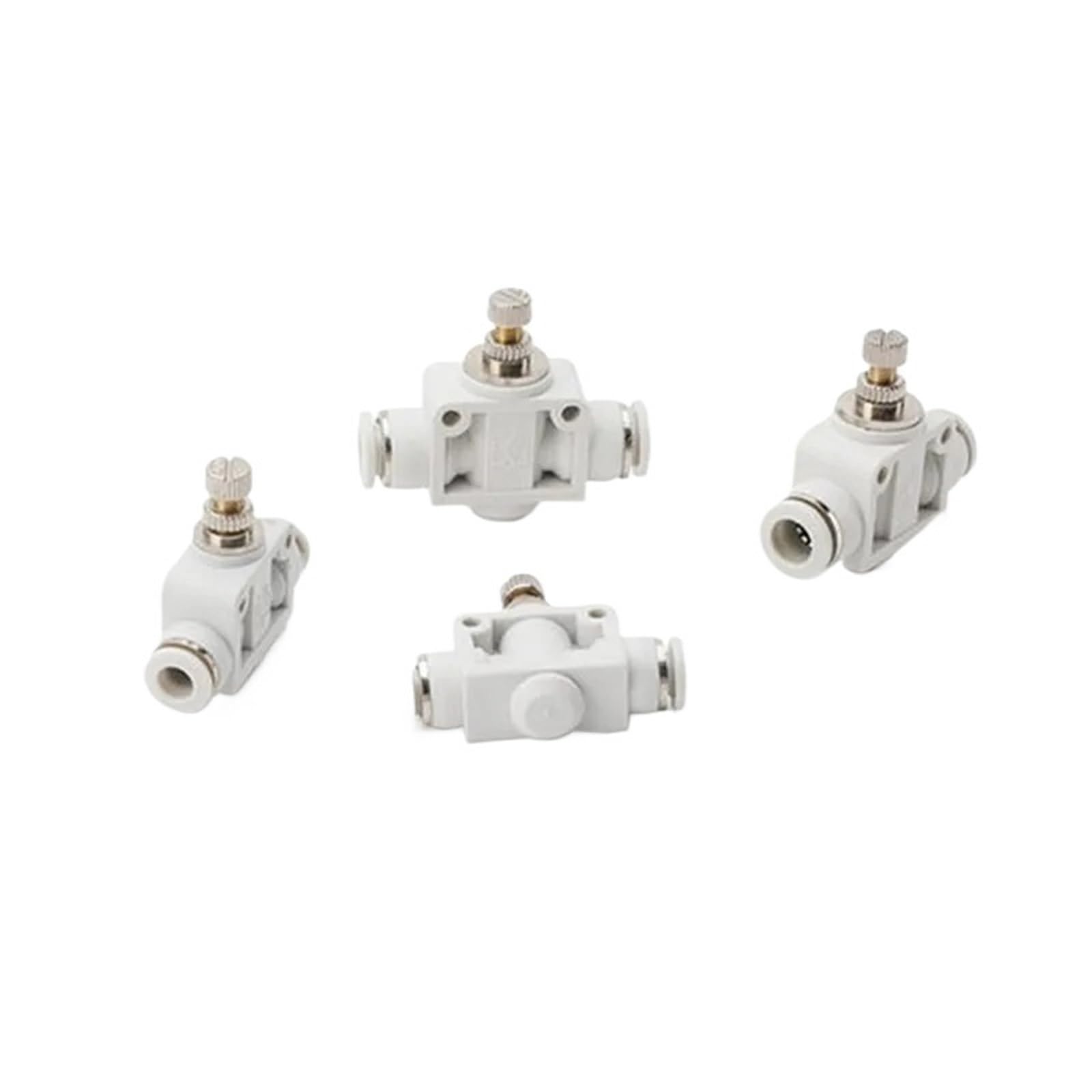 Connecteur pneumatique SA blanc raccord rapide droit eau 8mm