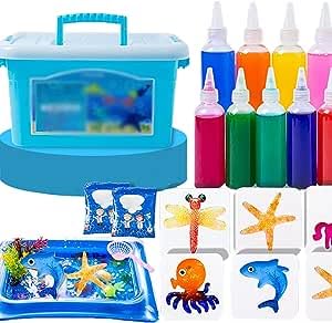 PGT-STORE Magic Water elf Toy Kit,Handmade Magic Gels Sensory Toys, Handmade Water Toys, Water Elf Playset Colorful Educational Toys, Modern, 100% Good use