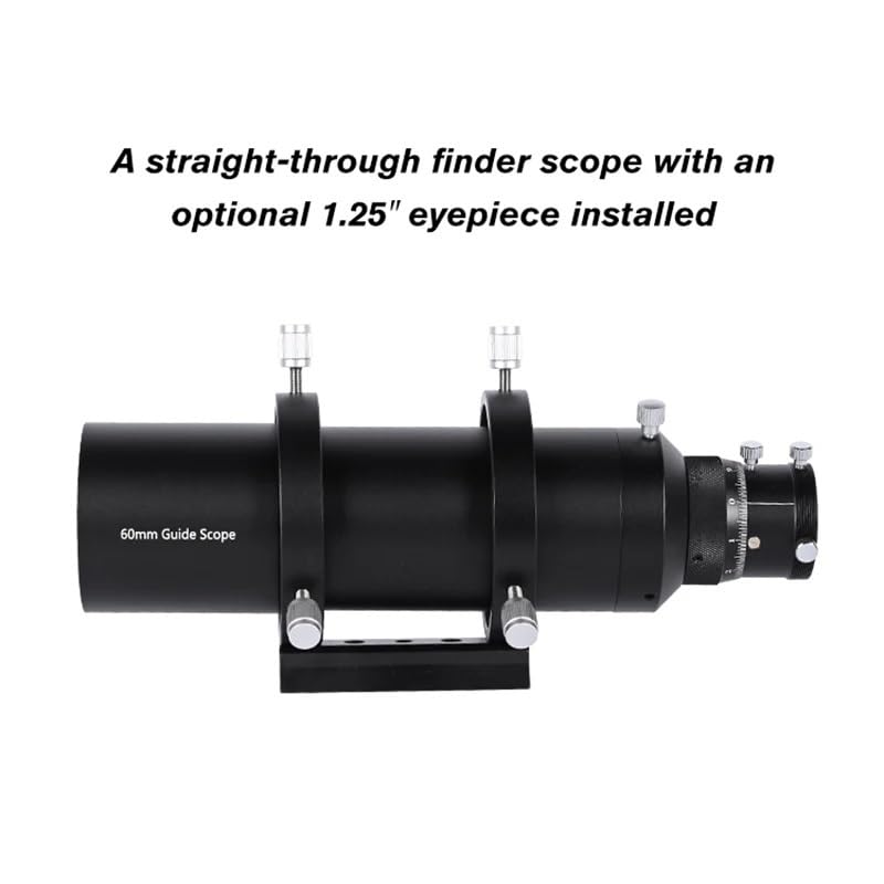 Buscador de alta precisión 60240 de 60mm con doble ajuste helicoidal de 1,25" 6