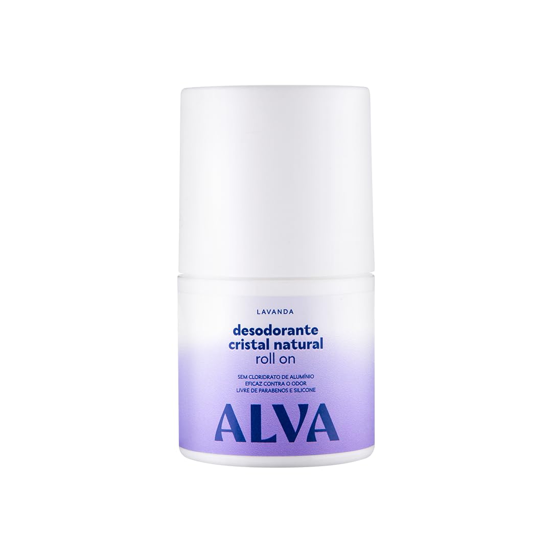 Alva Desodorante Roll on Cristal Natural Lavanda Vegano 50ml