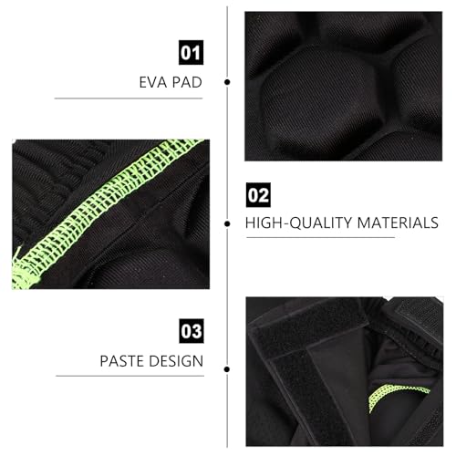 Shorts ciclistas acolchados para descenso verde XXL miniatura 7
