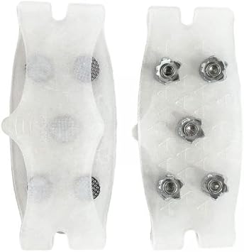 kowaku 2X 2Pcs 5 Climbing Crampons, Mountaineering Non Slip Shoe Spikes, 5 Claw Outdoor Anti Skid Shoe Covers