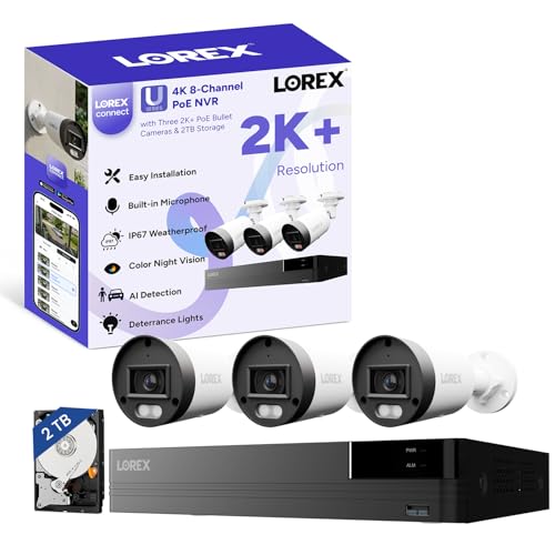 Lorex U-Series 8-Channel 4K PoE System