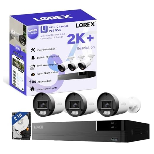 Lorex 8Ch 4K NVR System with Cameras