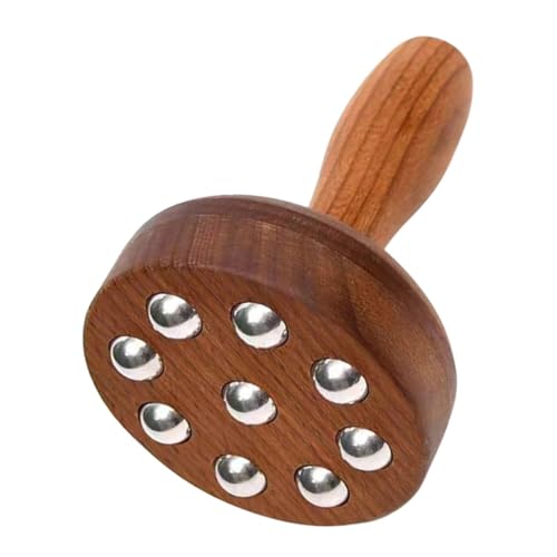 Gogogmee Manual Massage Roller Stick for Adults 9 Ball Massager Tool for Hand Foot Leg