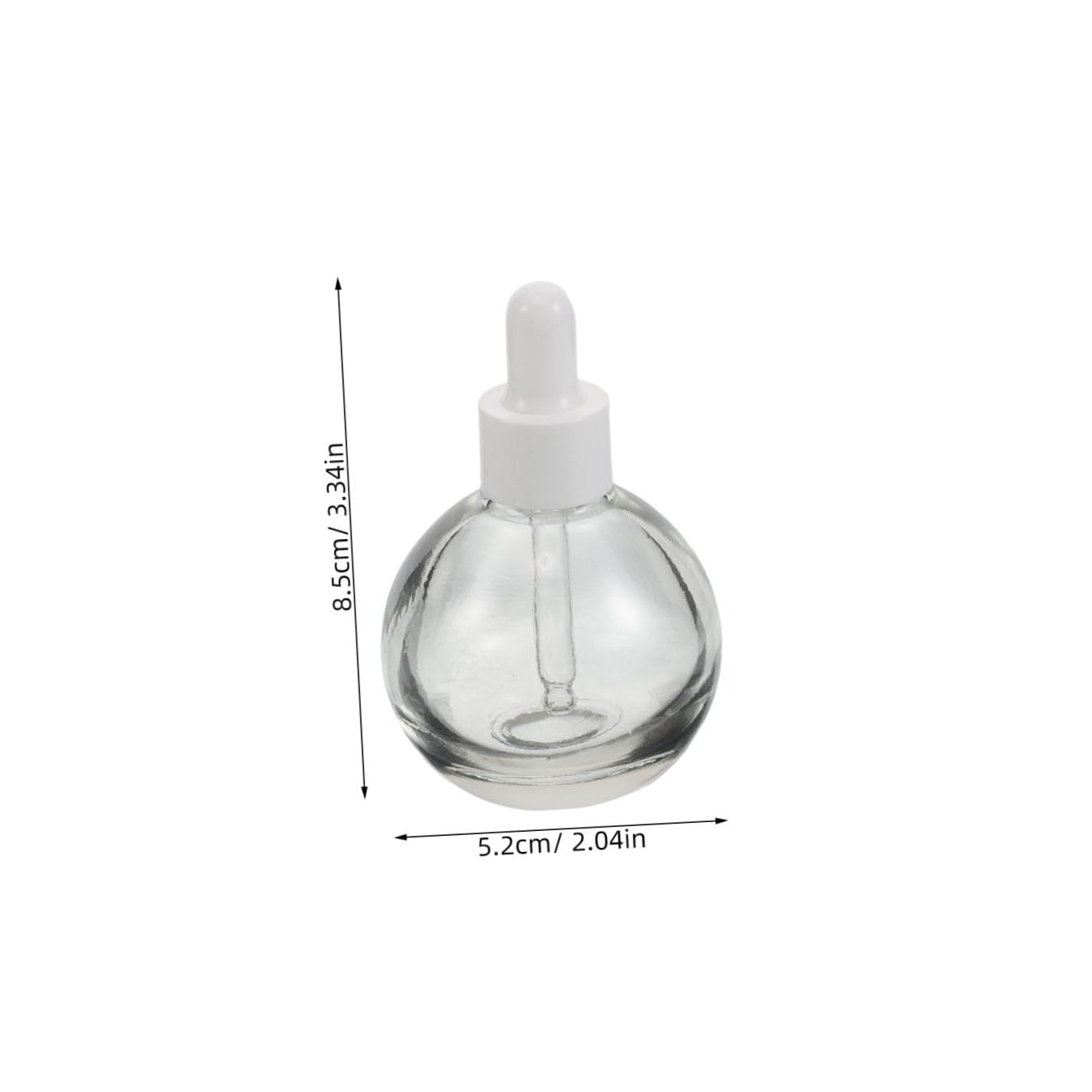 NOLITOY 12 Stück 30 ml Glastropfflaschen Kugelflaschen Transparent mit Pipette und Auslaufsicherem Verschlussring Nachfüllbare Probenfläschchen für Ätherische Öle Serum und Körperpflege
