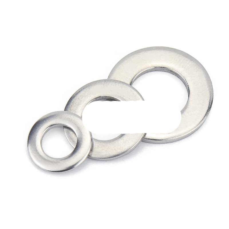 Rondelle M3 M4 M5 M6 M8 M10 M12 M14 M16 M18 M20 Guarnizione Piana Rondella Quadrata Sottile In Acciaio Inox 304 Vite Metallica Rondella Piatta Rondelle Metalliche Piatte Guarnizione - Foto 3