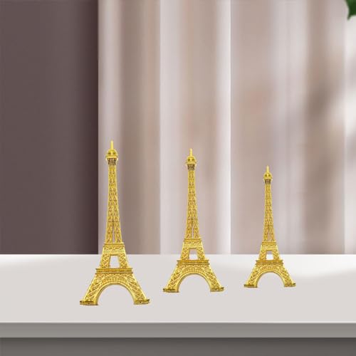 Torre Eiffel modelo de edificio vintage en metal PRETYZOOM coleccionable 6