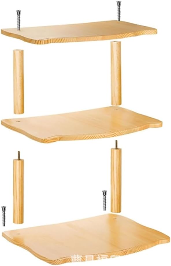 Display Stand, Wooden Cupcake Stand and Centerpiece Stand, Pedestal Table, Solid Wood and Multi-Tiered, Wooden Display Risers for Party Wedding Dessert Table Decor